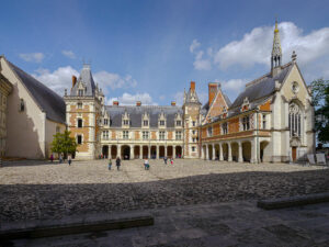 Château de Blois, cour intérieure, Aile Louis XII et galerie Charles d'Orléans-CC BY-NC Jacques BOUBY