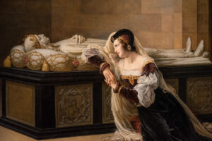 Blois, Valentine de Milan pleurant son époux par Marie-Philippe Coupin-CC BY-NC Jacques BOUBY