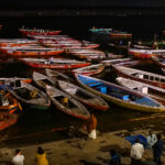 Lever du jour sur le Gange à Varanasi, Inde-CC BY-NC Jacques BOUBY