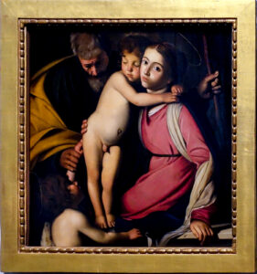 Sainte Famille, d’après Caravaggio, Musée des Beaux-Arts, Tours -CC BY-NC Jacques BOUBY