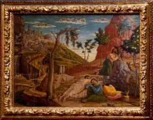 Andrea Mantegna , Le Christ au Jardin des Oliviers, Musée des Beaux Arts, Tours -CC BY-NC Jacques BOUBY