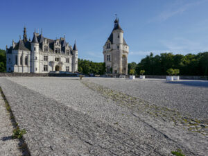 Château de Chenonceau, esplanade, pavillon carré, Tour des Marques - CC BY-NC Jacques BOUBY