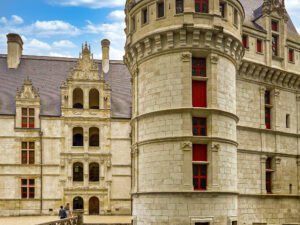 Château d'Azay-le-Rideau, façade nord, détail-CC BY-NC Jacques BOUBY