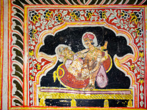 Shekhawati, fresque d'une chambre -CC BY-NC Jacques BOUBY