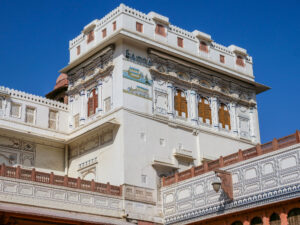 Rajasthan, Bikaner, Fort de JUNAGARH, cour Durga Niwas, -CC BY-NC Jacques BOUBY