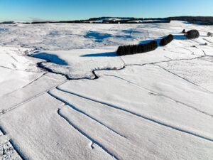 AUBRAC sous la neige -CC BY-NC Jacques BOUBY