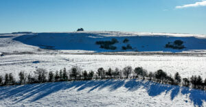 AUBRAC sous la neige -CC BY-NC Jacques BOUBY