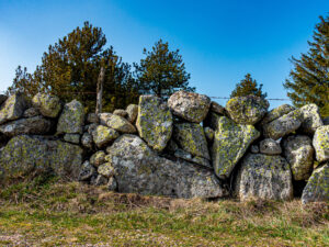 AUBRAC, murets de granite- CC BY-NC Jacques BOUBY