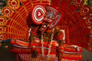 Kerala, Thalassery, Kuttichathan Theyyam-
